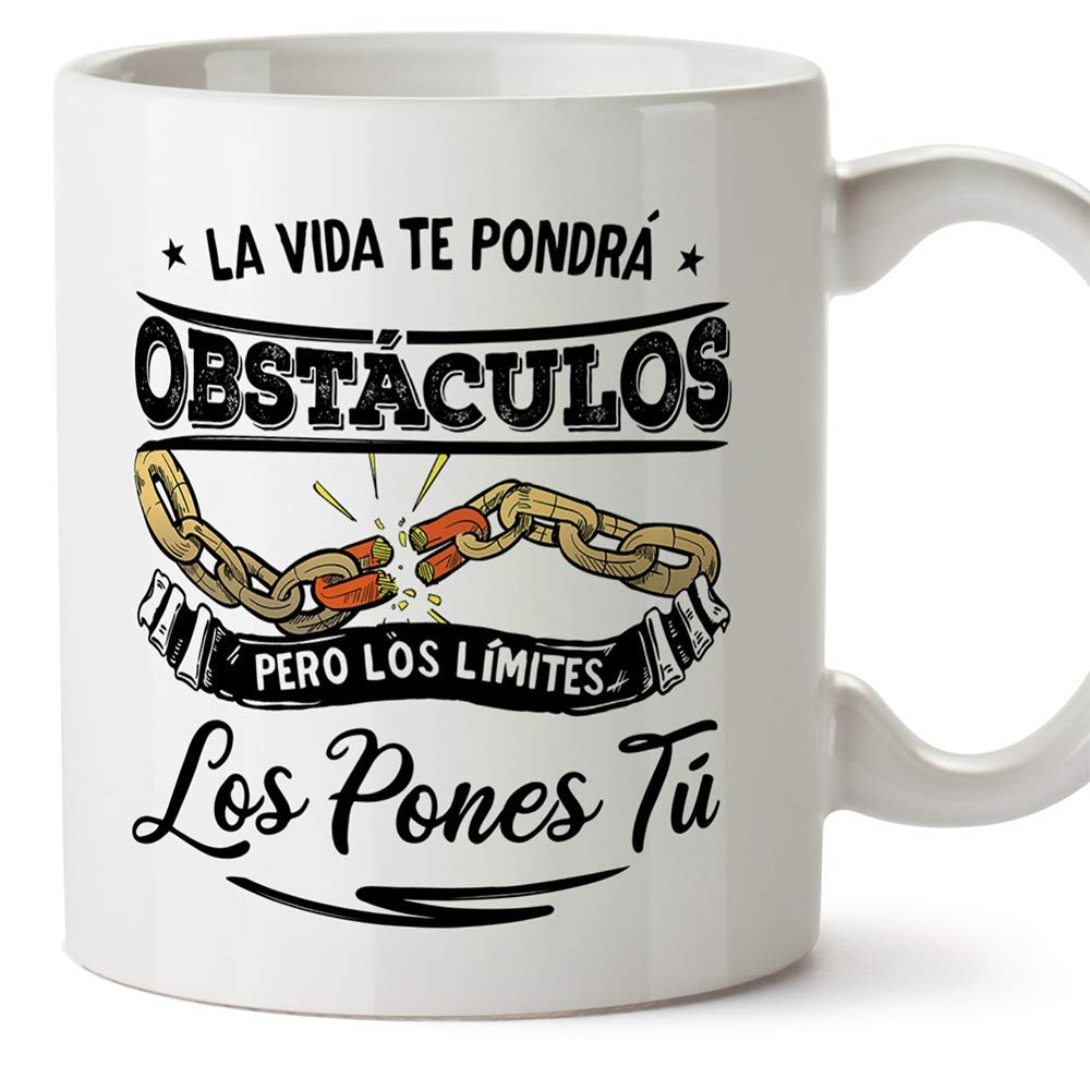 MUGFFINS Mug in Spanish La vida te pondrá obstáculos, pero los límites los pones tú