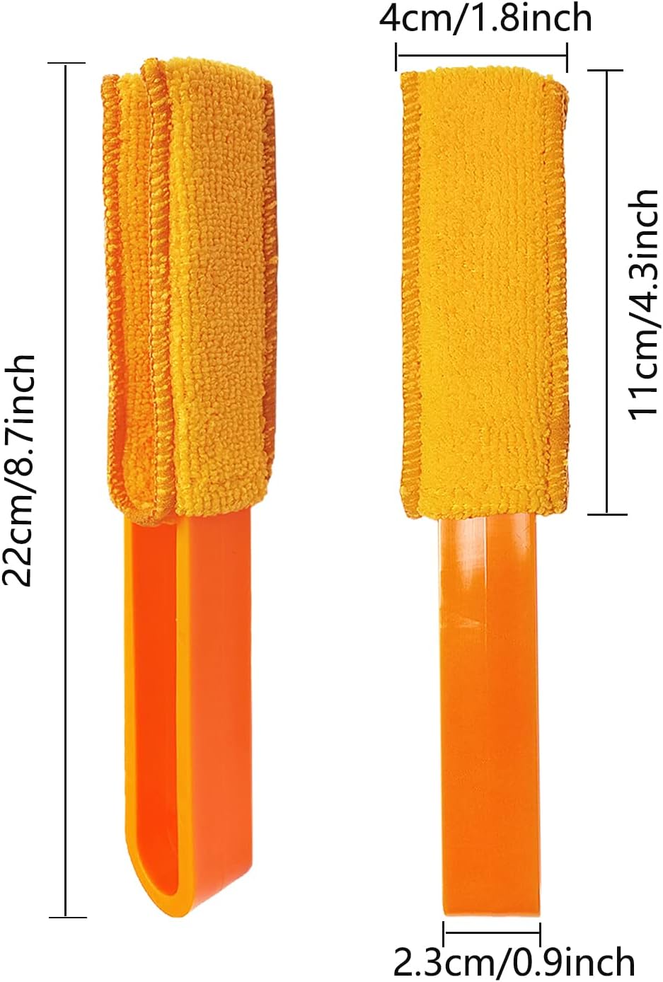 Microfiber Blinds Duster, 4 Removable and Washable Sleeves, Cleaner for