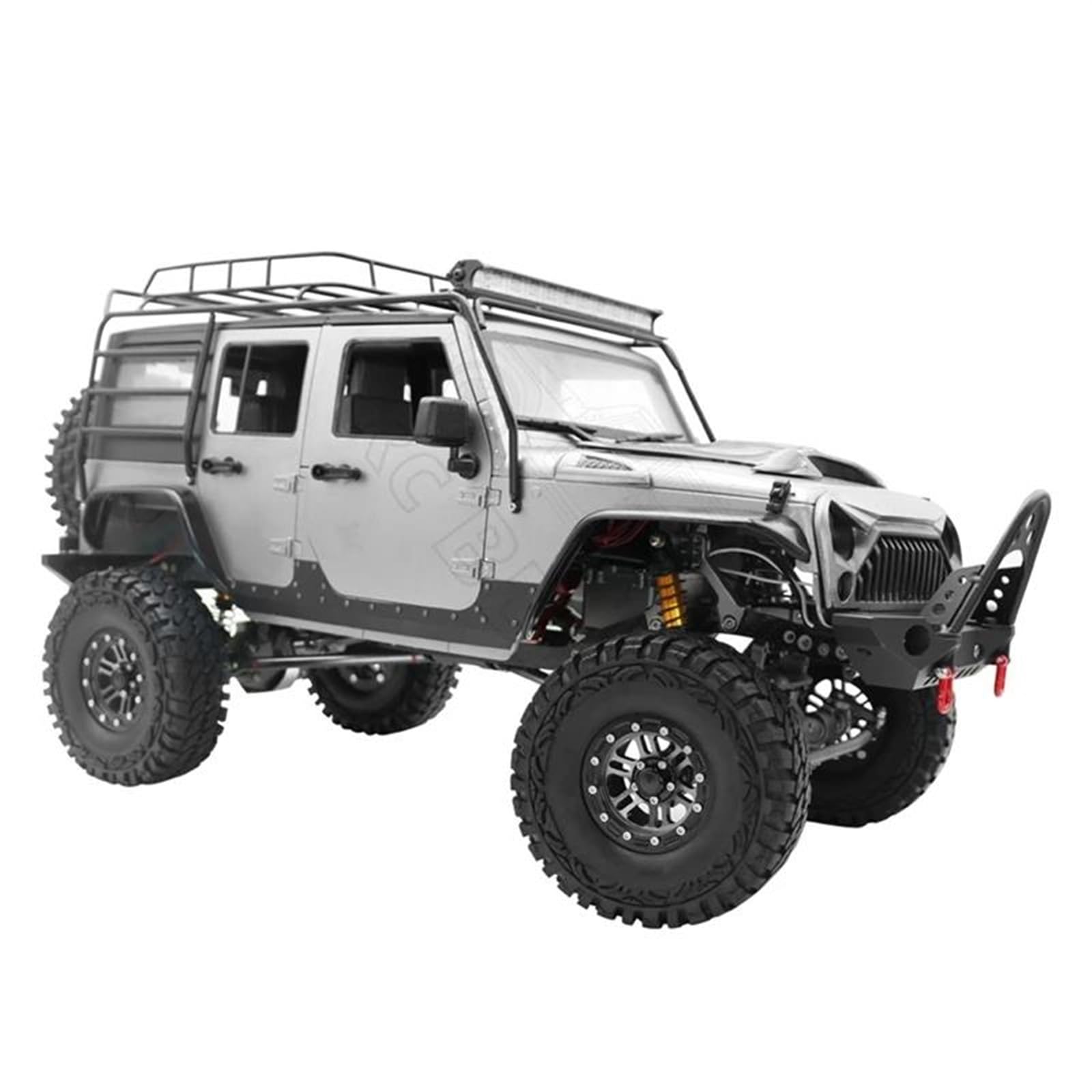 RC Car Pneumatico Ruota Compatibile con Axial per SCX10 90035 90022 90046 D90 D110 TF2 TRX-4 4 Pezzi Pneumatici per Cerchioni Beadlock in Metallo da 1,9 Pollici per 1/10 RC Rock Crawler