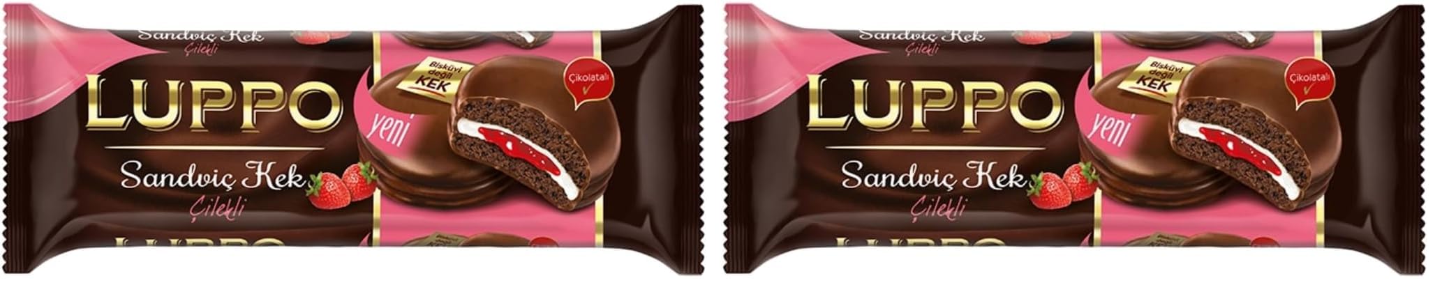 Şölen Luppo Çilekli Marshmallowlu Sandviç Kek 182 g