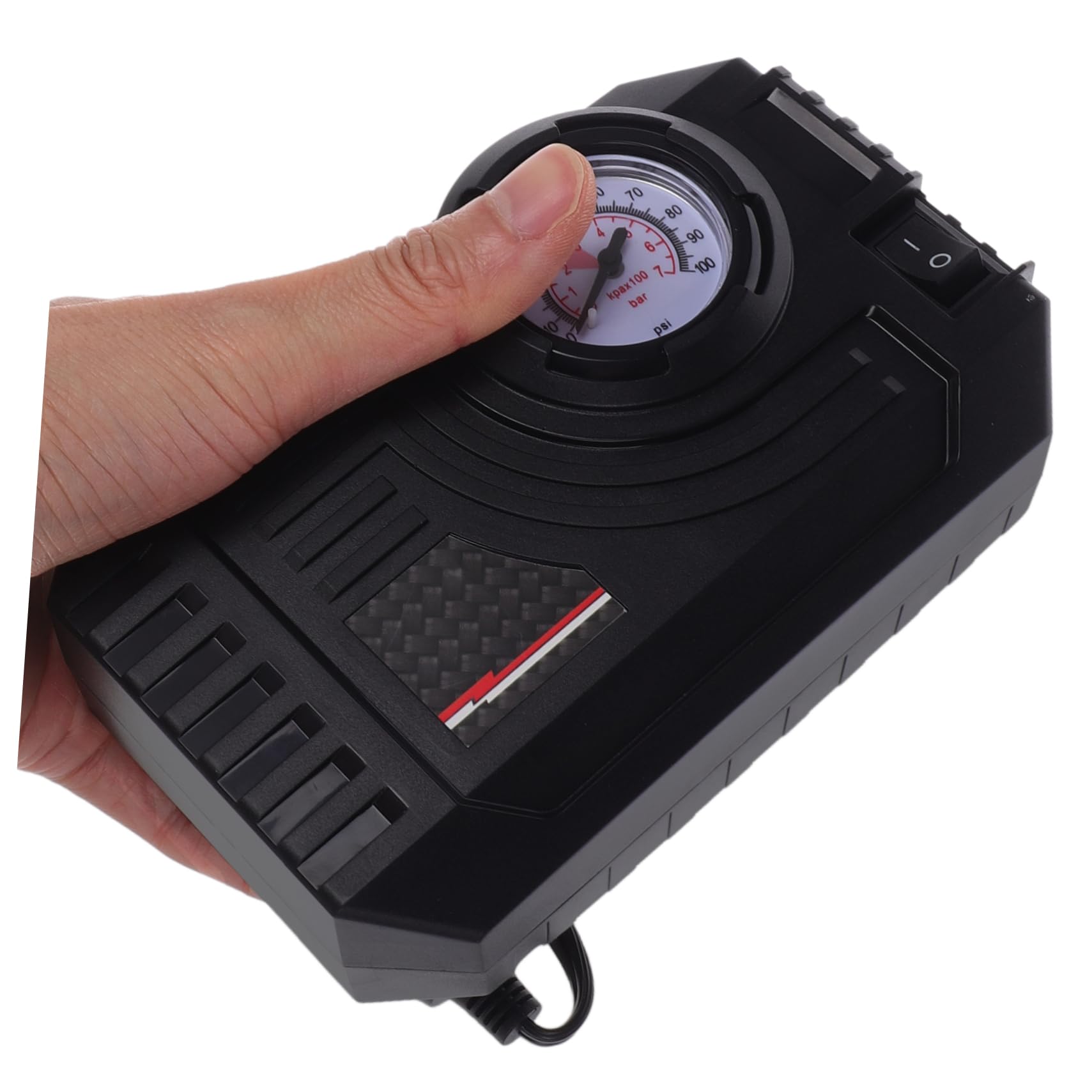 Compresor de Aire Portátil Eléctrico para Coche, Inflador de Neumáticos Material Abs y Metal, Resistente al Envejecimiento, Adecuado para Uso en Vehículos