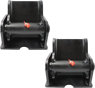 LOSTAR Pair(2) Dump Trailer Hinges - Dump Truck Trailer Dump Body Hinge Heavy Duty Greasable Weld On Solid Steel