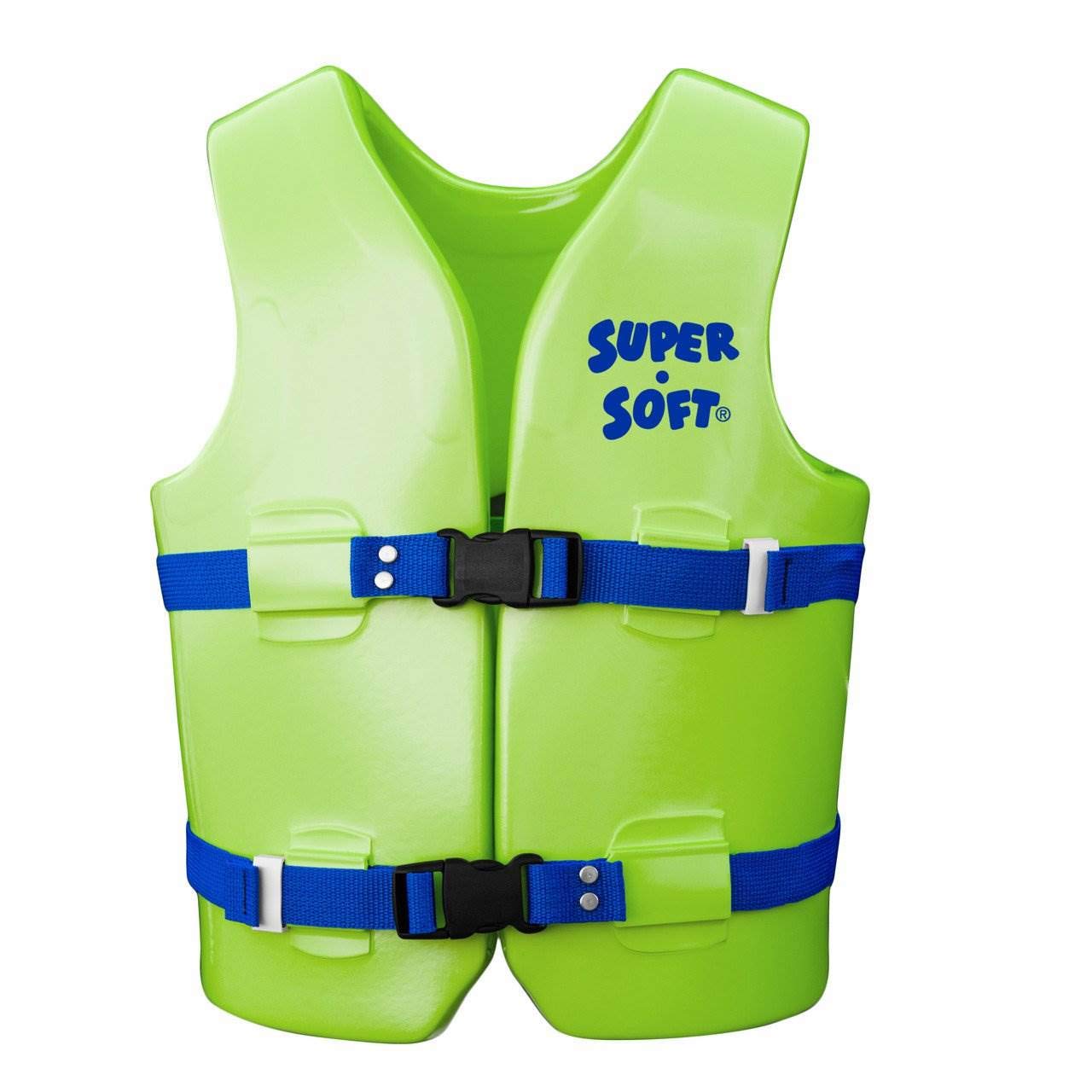 TRC Recreation Child Super-Soft USCG Vest, Kool Lime Green, Medium
