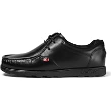 Kickers Mens Fragma Lace Up Moc Toe Leather Shoes | Extra Comfortable | Added Durability | Premium Quality