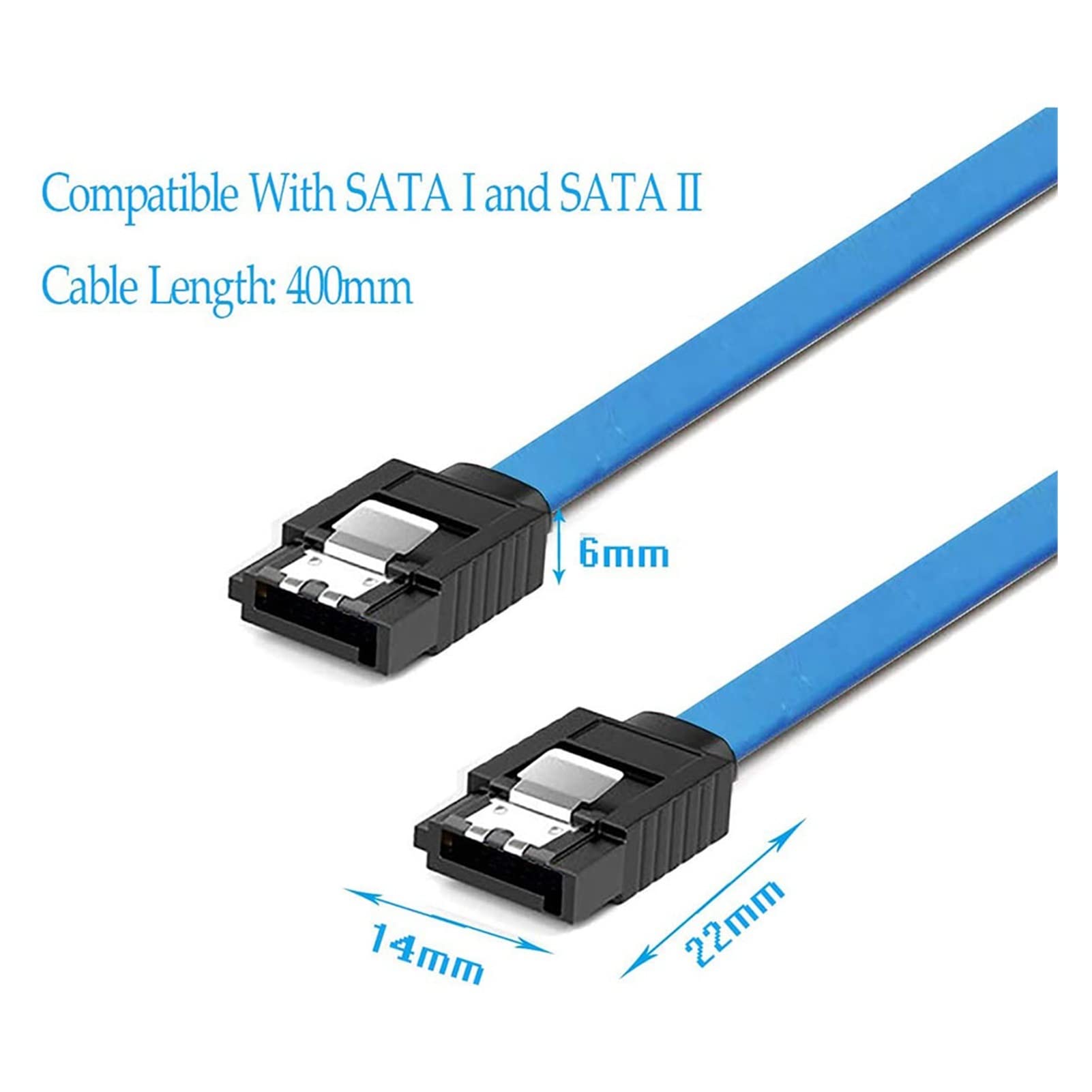 Etero 12 Confezione 90 gradi ad angolo retto SATA III HDD SDD Cavo 6.0 Gbps Con Meccanismo di bloccaggio 16Inch compatible with SATA HDD, SSD, CD Autista(Svart)