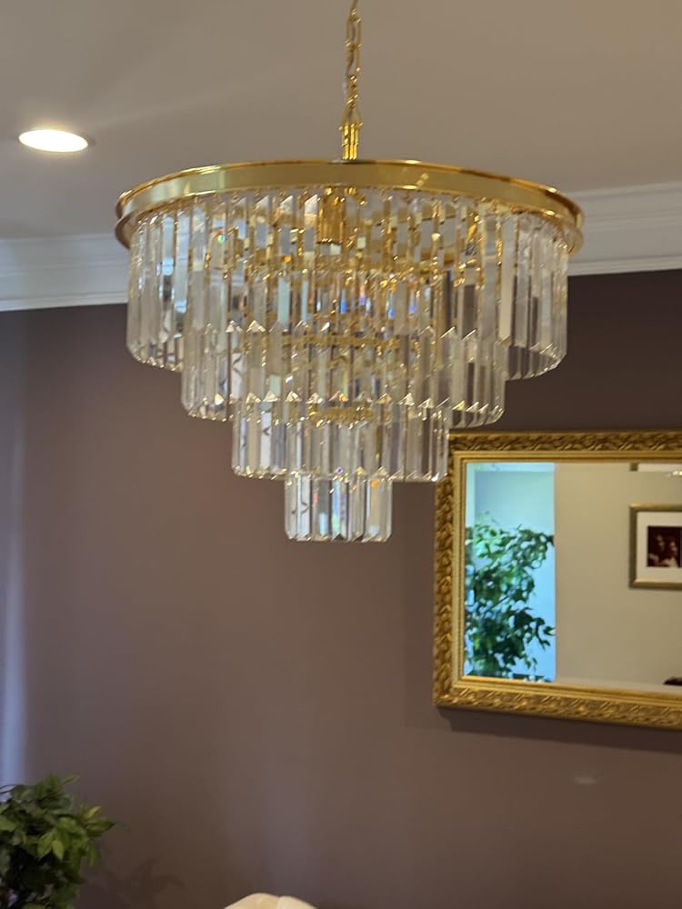 Emma Rustic Crystal Chandelier