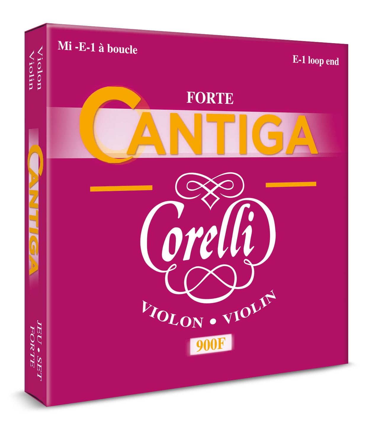 Corelli Corde per Violino Cantiga Set E con asola Forte 900F