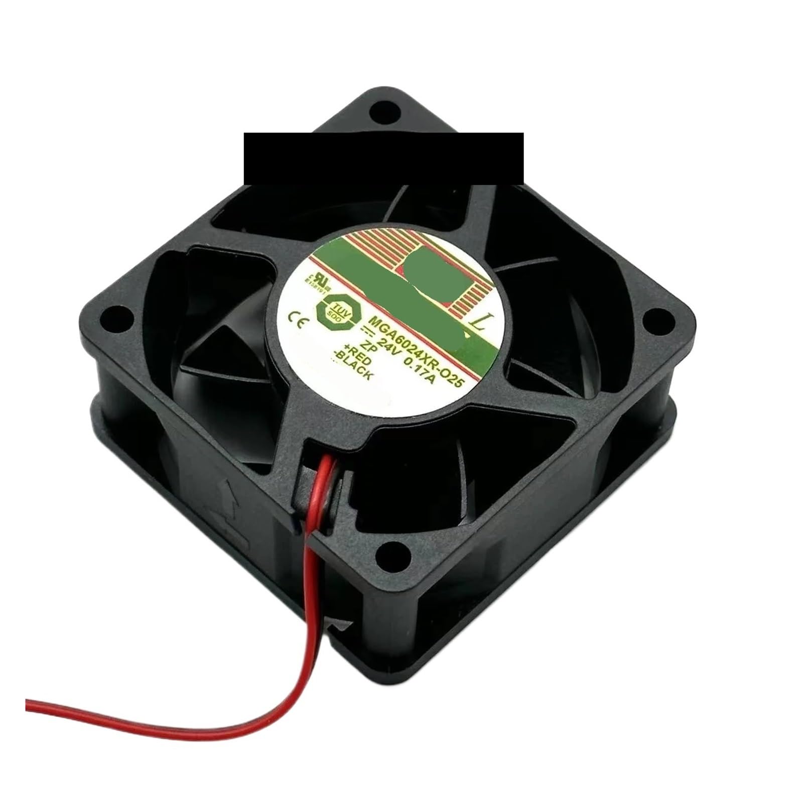 UITGVDQAT MGA6024XR-025 MGA6024XR-O25 DC 24V 0.17A 60x60x25mm 2-wire Server Cooling Fan