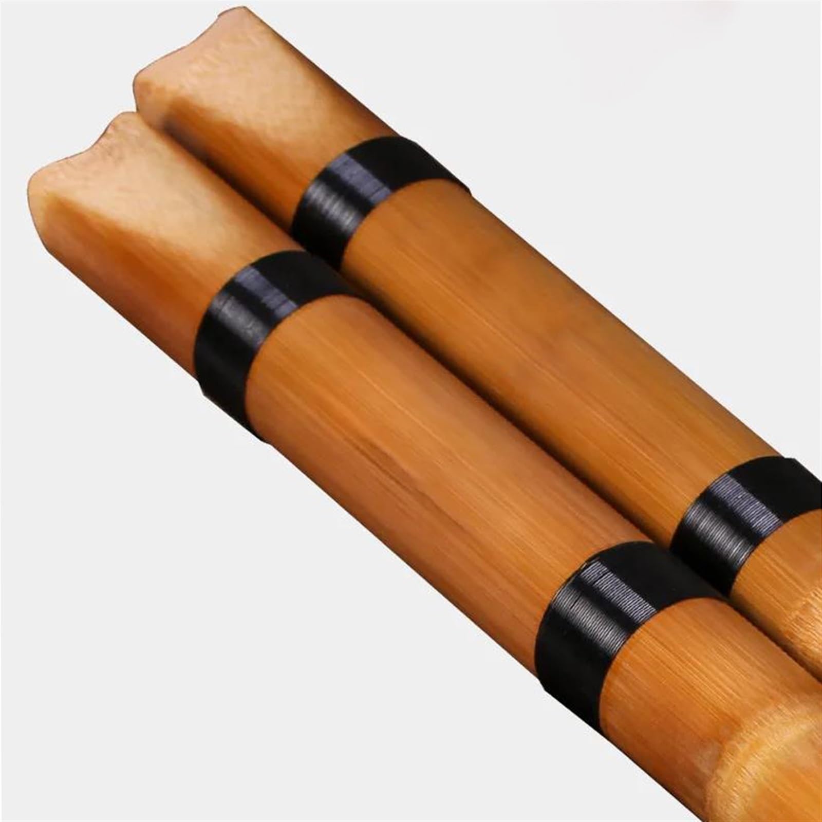 Flûte en bambou 5 trous japonais blanc bambou Piccolo bois Instrument flûte Shakuhachi Performance Professionnelle Flûte De Bambou