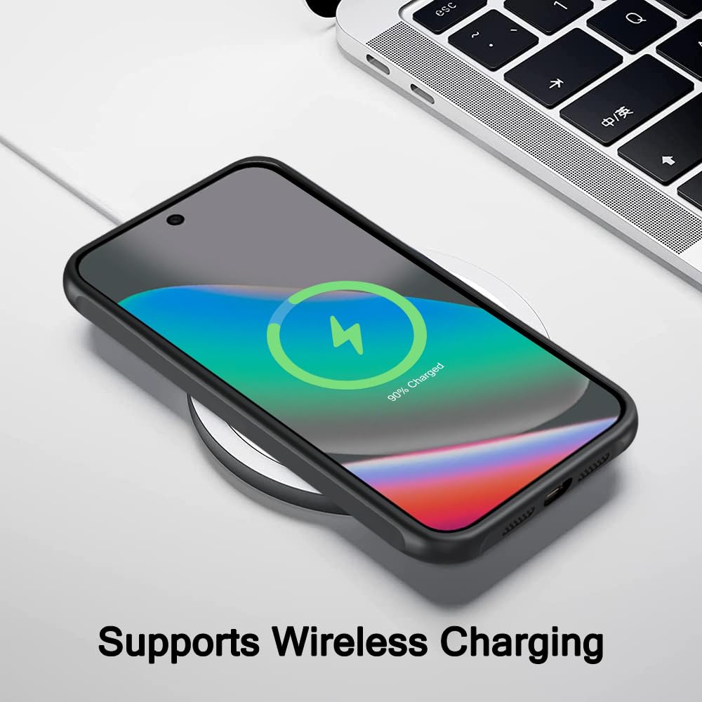 TheGiftKart Hybrid Matte Frosted Translucent Back Cover Case for Pixel 10 Compatible with MagSafe | Shockproof Design | Camera Protection Module | Hard Case Cover (PC & TPU, Frost Black) — Amazon image 7