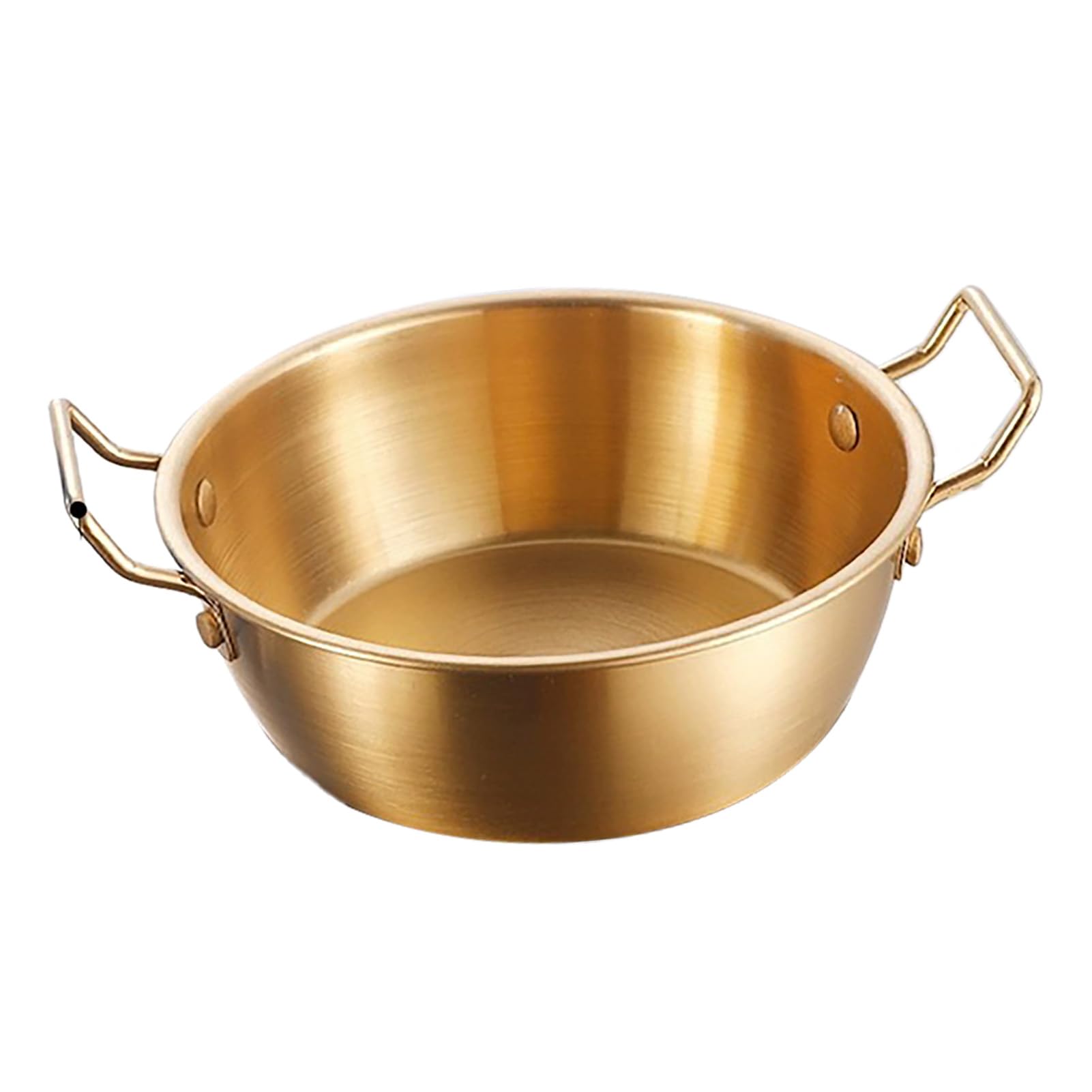 Double Ear Snack Bowl 304 Stainless Steel Noodle Bowl Multifunctional Home Restaurant