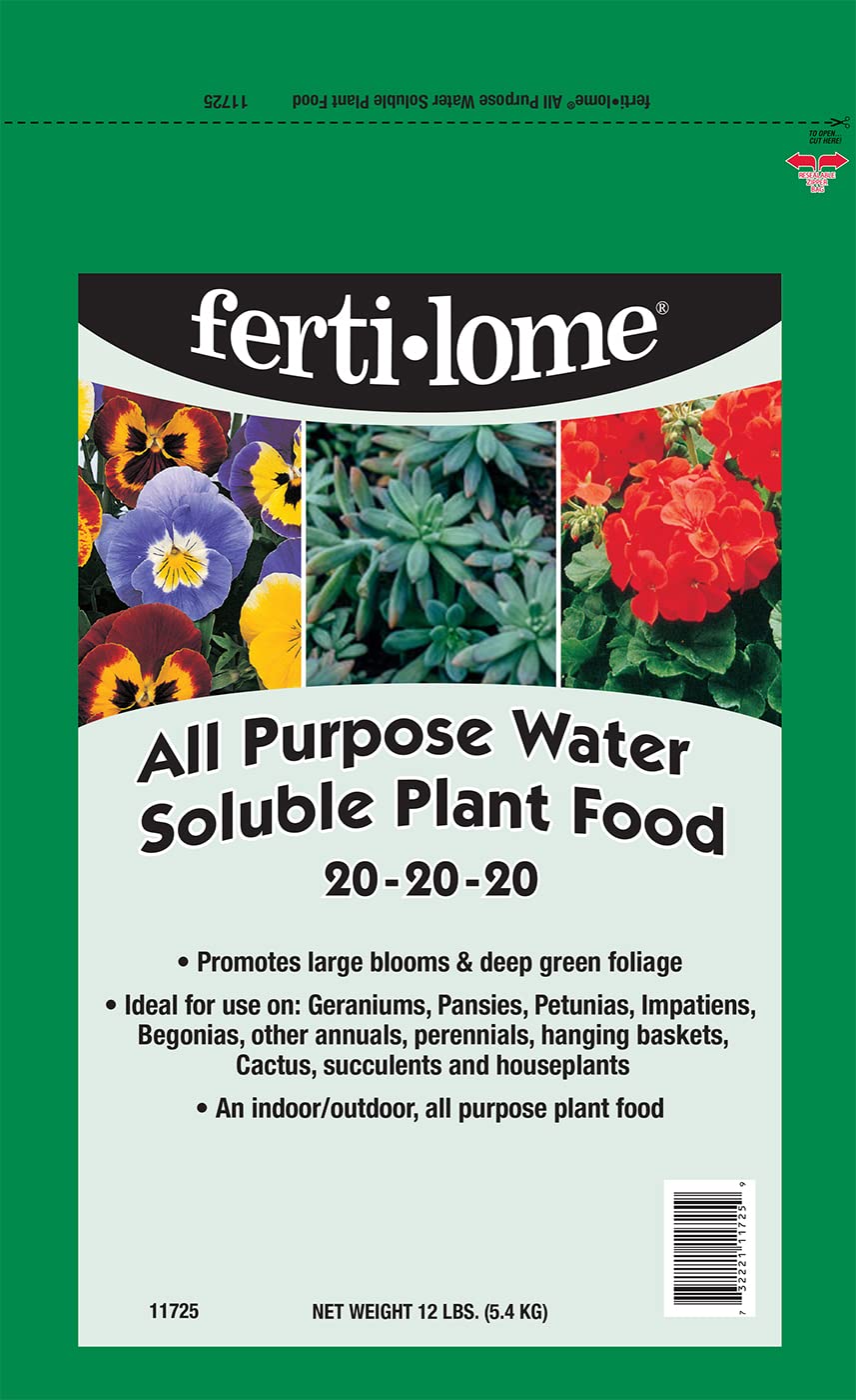 Fertilome (11725) All Purpose Water Soluble Plant Food 20-20-20 (12 lb.)