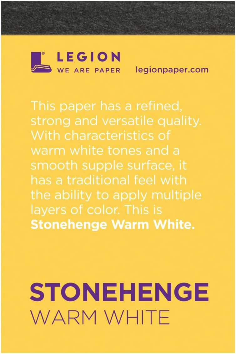 Legion Paper Stonehenge Pad (L21-STP250MC912), Multicolor Paper, 9 by 12 inches, 15 sheets : Buy Online at Best Price in KSA - Souq is now