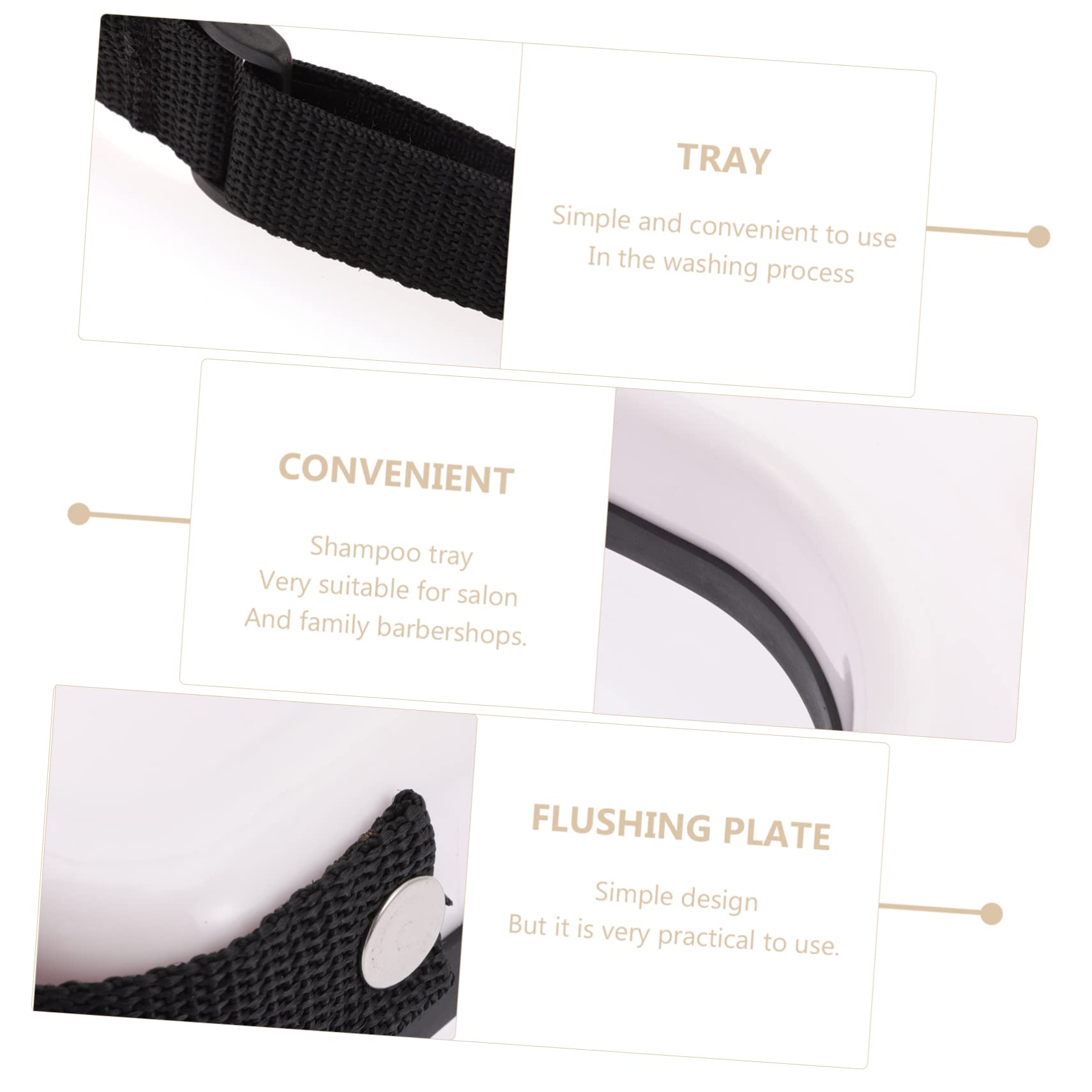 NOLITOY Ergonomic Shampoo Board Hair Washing Station for Sink Drainage Neck Support