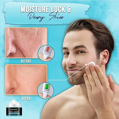 Miniatura 3 de TTNC EELHOE - Crema antiarrugas de colágeno para hombre, crema hidratante facial de 1.76oz para hombre, crema antiarrugas para hombre, crema