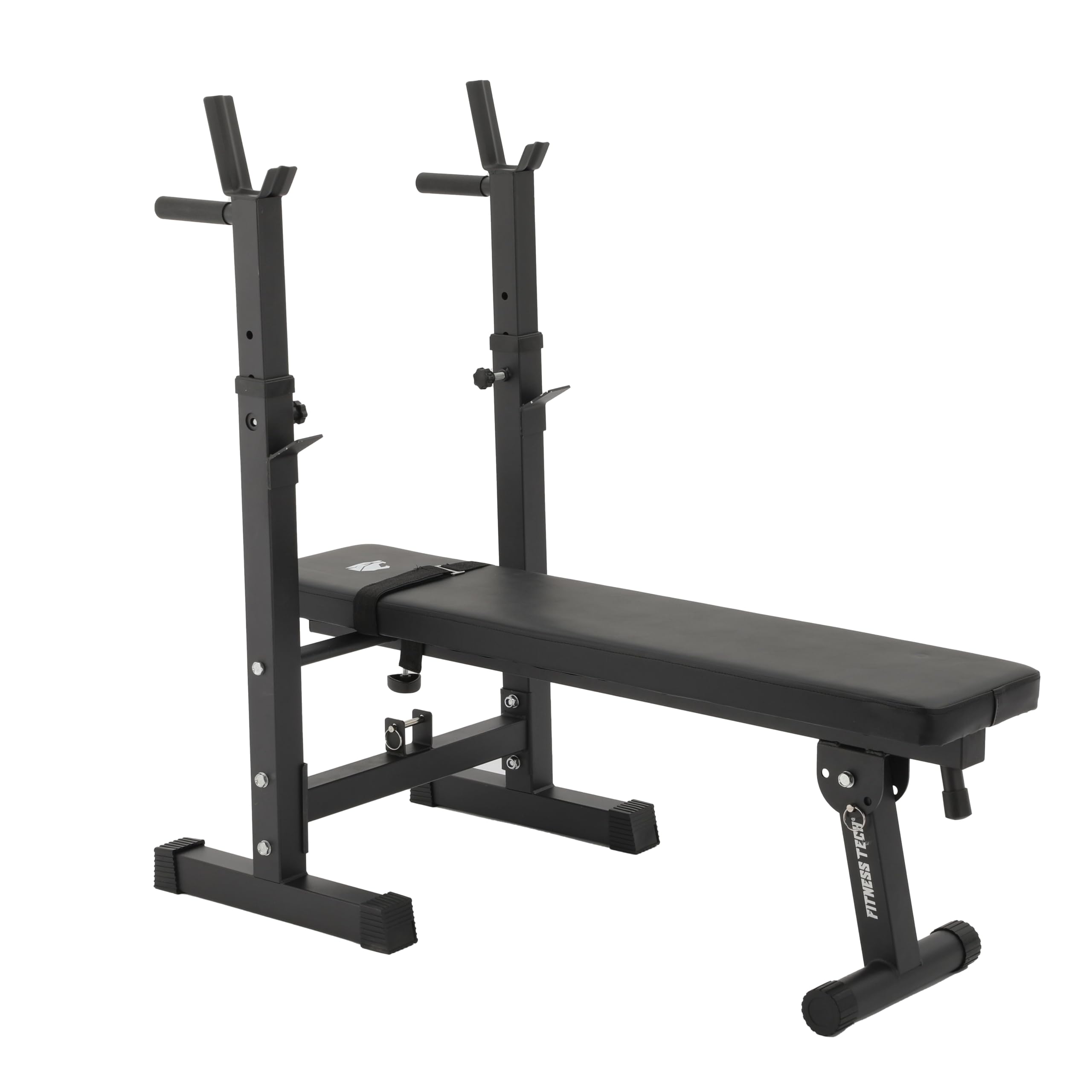 Banco Multifunción para Press Banca - Banco Reclinable y Plegable - Ejercicios de Fuerza - Entrenamiento Completo -