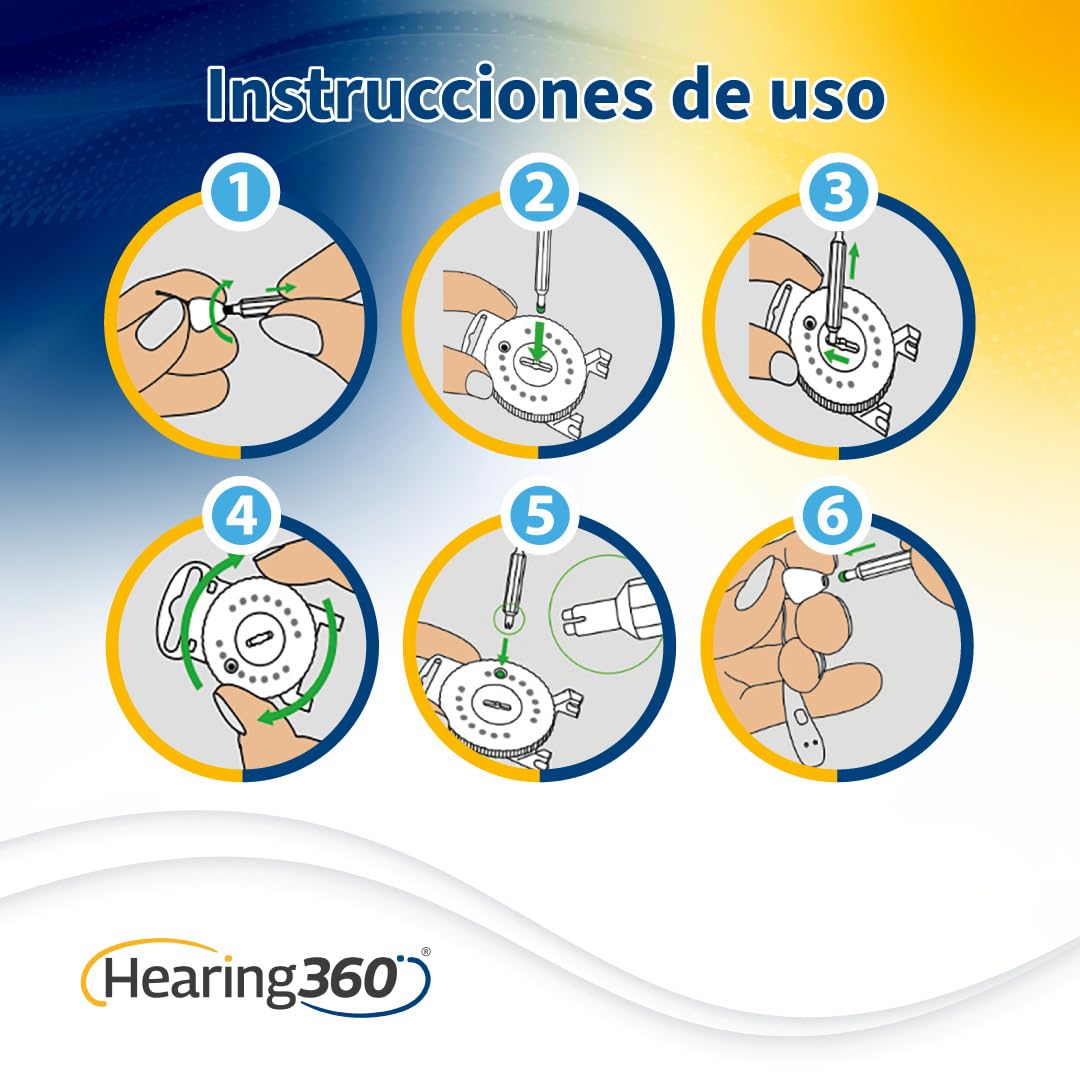 Filtros protector de humos HF3 para audífonos Phonak, Resound, Beltone, Interton