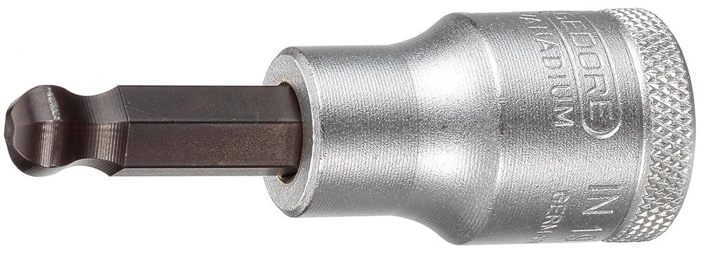 Gedore Screwdriver bit 1/2 Inch Ball Head Hex Socket, in 19 K 14