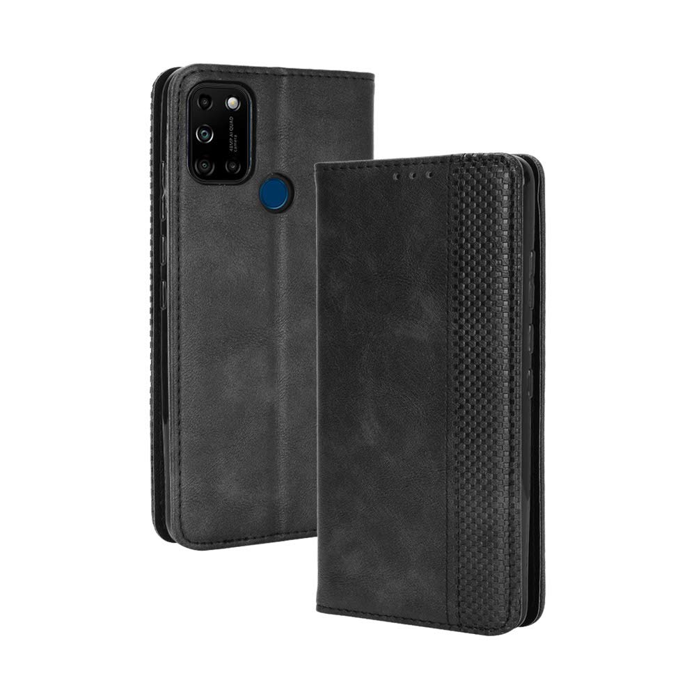 Custodia Portafoglio Con Supporto Per Wiko View 5 E View 5 Plus – Pelle PU, Chiusura Magnetica, Slot Per Carte, Colore Rosso - 3