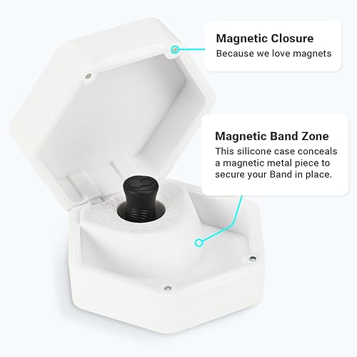 Miniatura 4 de Intake Estuche de viaje para respiración y aplicador de recarga magnético, estuche de viaje pequeño para tiras nasales de admisión, con capacidad