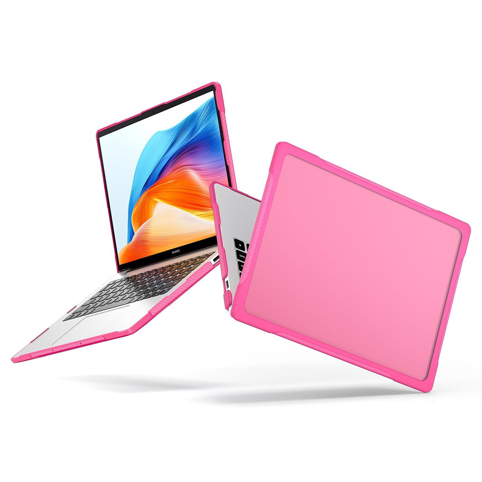 Coque MagicBook X14 rose idéale pour protéger son PC au café - 8