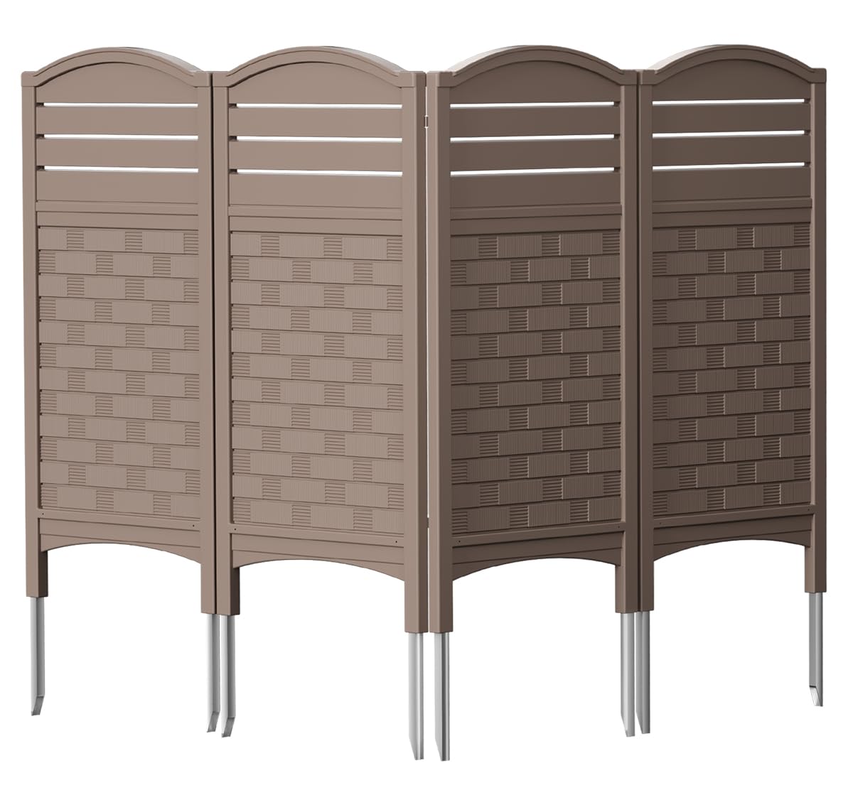 Amazon.com : KINYING 4 Panels Air Conditioner Fence Privacy