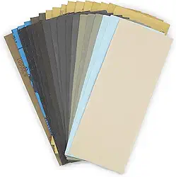 Lixa D'Água Ultrafina. Lixa De Grãos Variados De 120 A 2000, 3000, 5000, 7000, 8000, 10000, Lixa Para Acabamento De Móveis De Madeira, Polimento Automotivo, 9 X 3,6 '