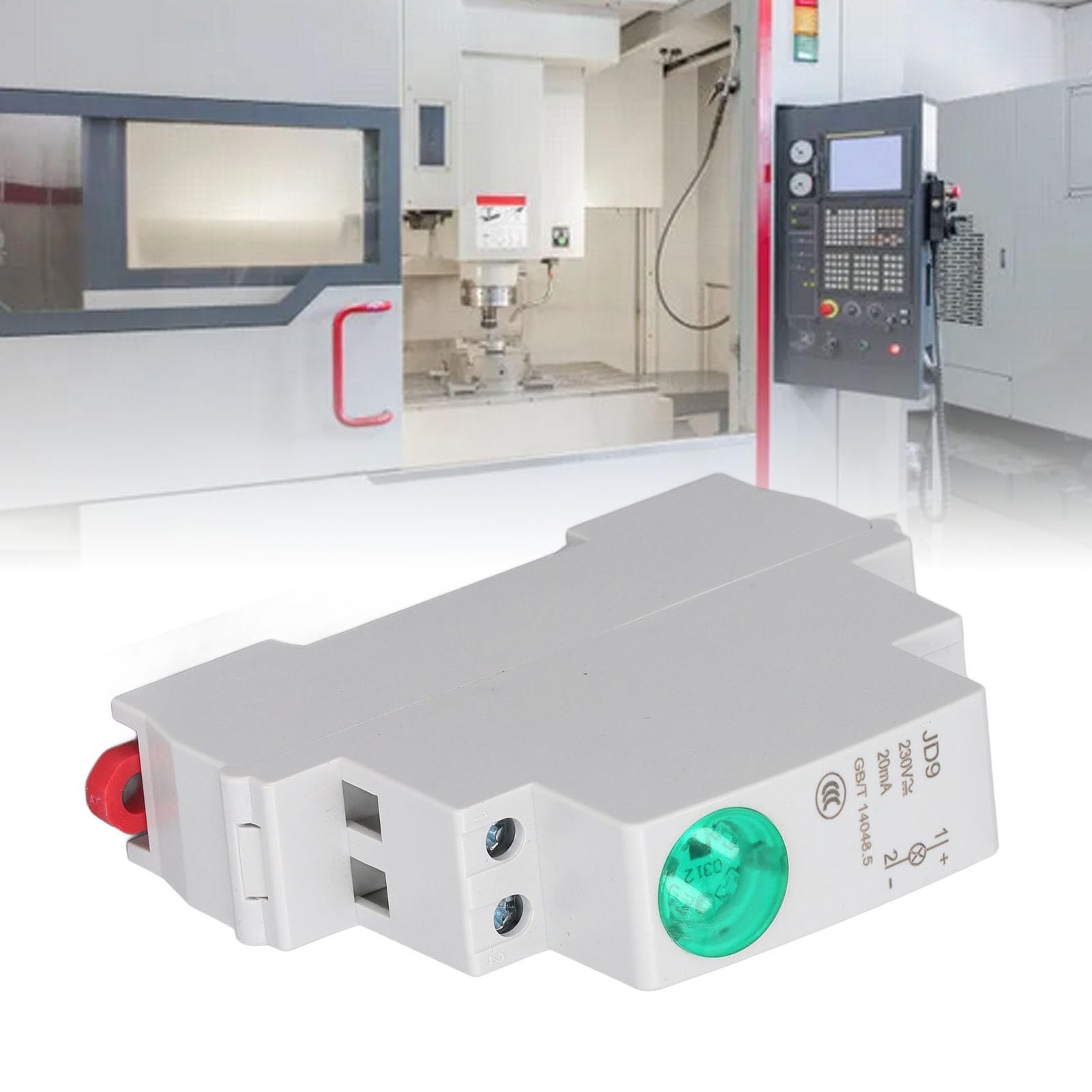 LED Anzeigeleuchte DIN-Schiene - Rot 230V AC/DC Für Industrie