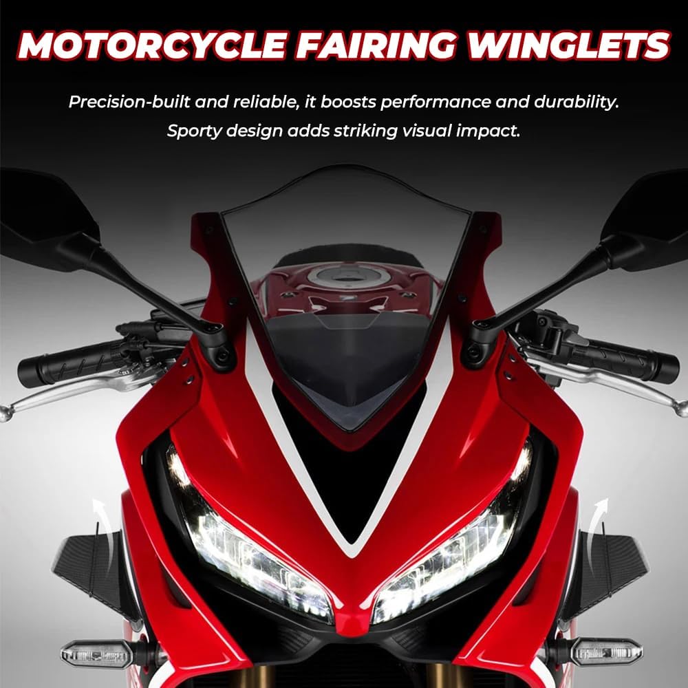 Spoiler Frontale per Yamaha TMax TMAX 530 560 SX DX TMAX530 TMAX560,Alette Laterali di Carenatura Moto Deflettori Aria Dinamica Modifica,Normal-A