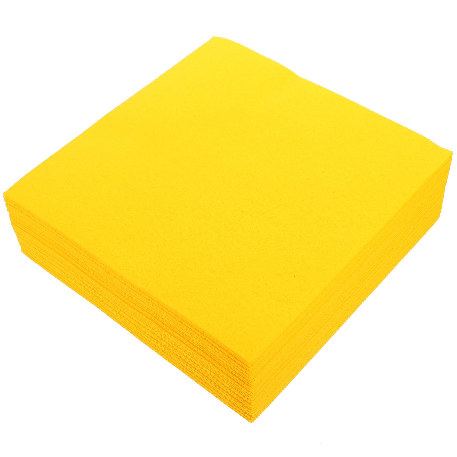 50 Serviettes en Papier Épaisses Poussière, Couleur Jaune, Compatibles Dîners Quotidiens et Fêtes Élégantes, Douces Peau