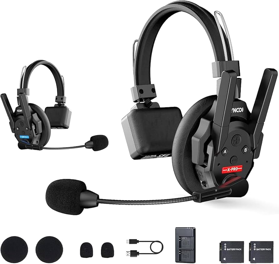 SYNCO ワイヤレスヘッドセット xtalkx2 楽天市場】SYNCO Xtalk X5 ワイヤレスインカムヘッドセット 2.4G 通信