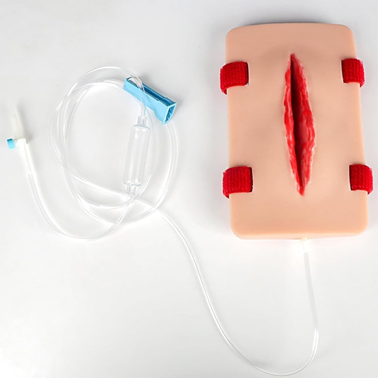 Ejercicios De Sutura para Control De Sangrado, Kit De Entrenamiento De Torniquete Y Embalaje De Heridas, Modelo De Práctica De Heridas De Simulación De Trauma Reutilizable