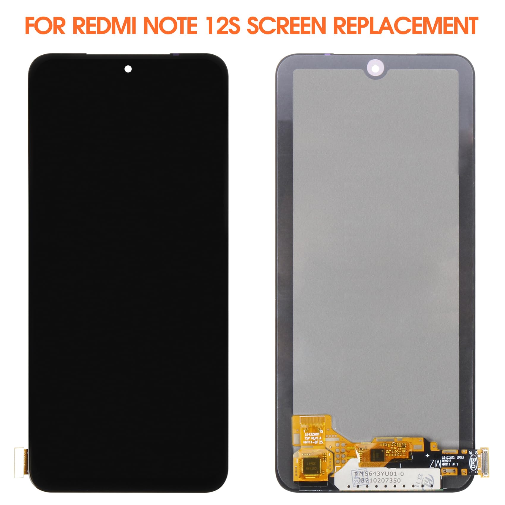 ARSSLY TFT-Bildschirm für Xiaomi Redmi Note 12s 4G LCD