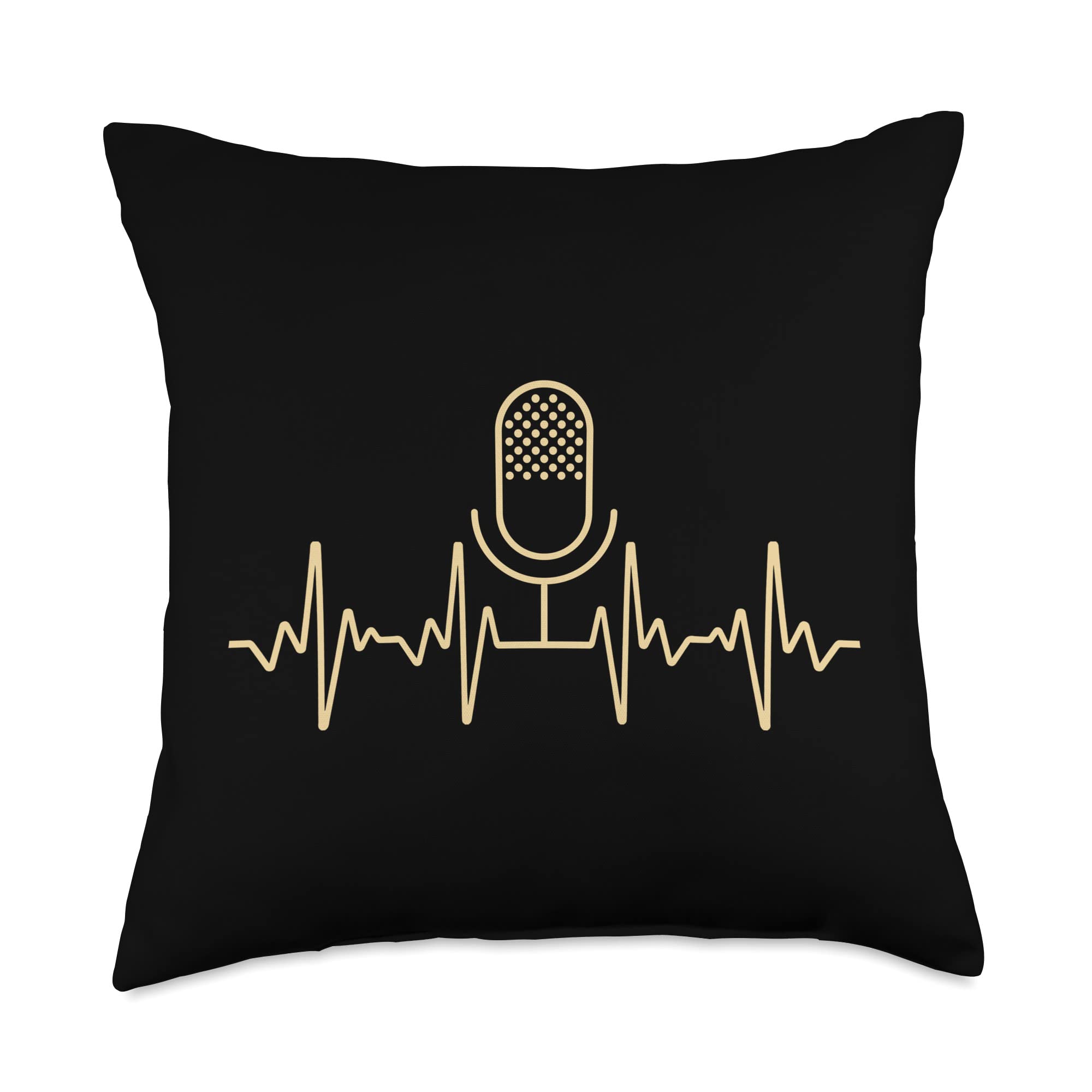 Cool Podcasting For Men Women Radio Podcaster Podcast Lovers Throw Pillow