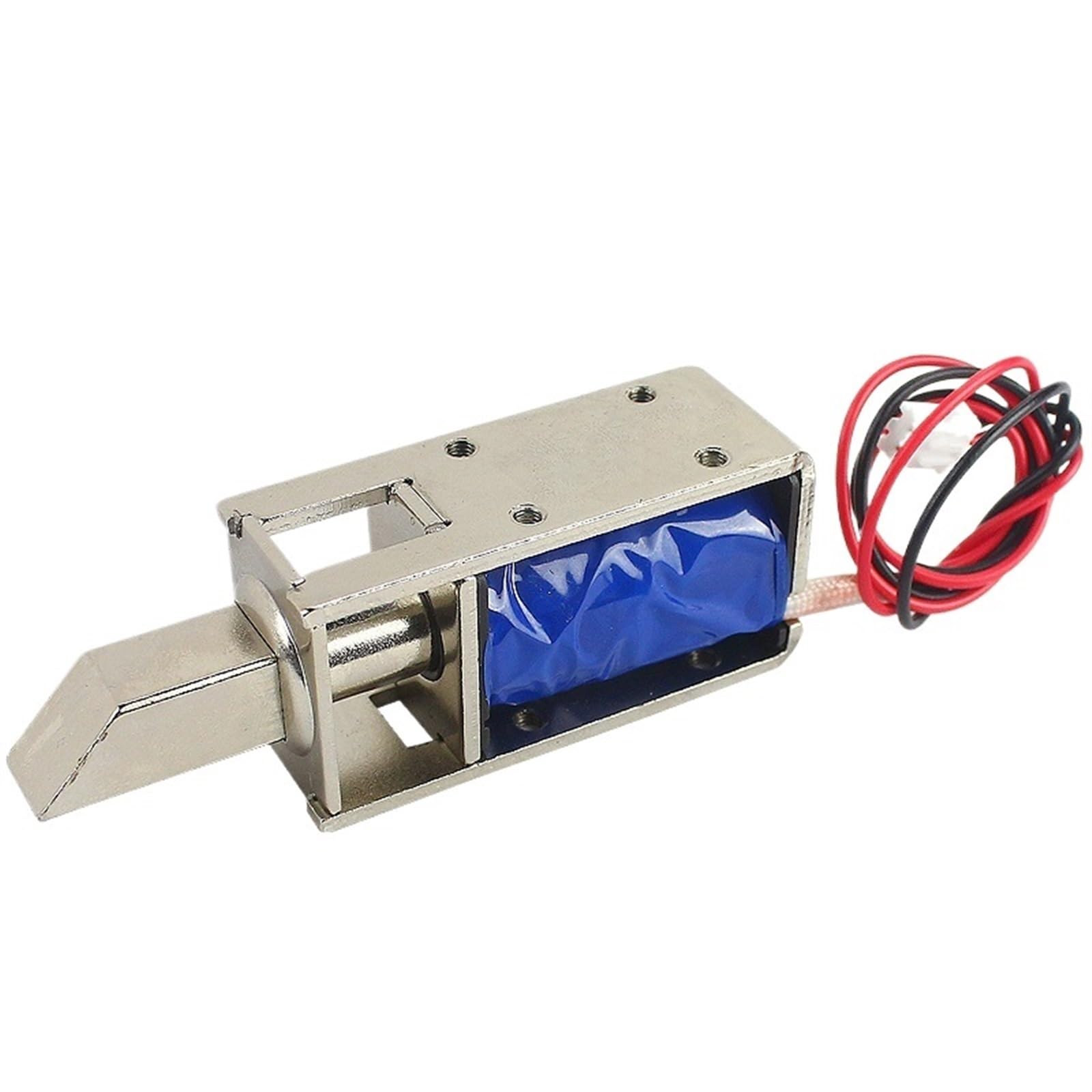 Mdwxdofp One Color Dc12v 24V Small Electric Lock Solenoid Electric Bolt Lock Electromagnet Stroke 10Mm Electromagnetic Lock Magnetic Lock Door Lock(Ly03b-12V)