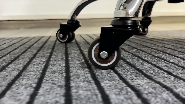 Image of 2 Inch Low Profile Office Chair Casters 650 lbs, Set of 25 (Grey)