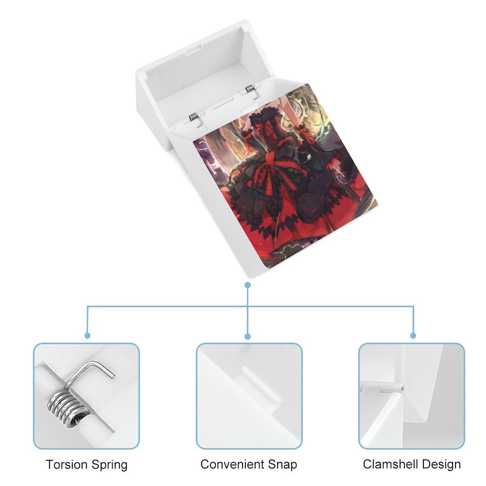 Amazon | タバコケース 二次元人物キャラクター 時崎 狂三 アニメ