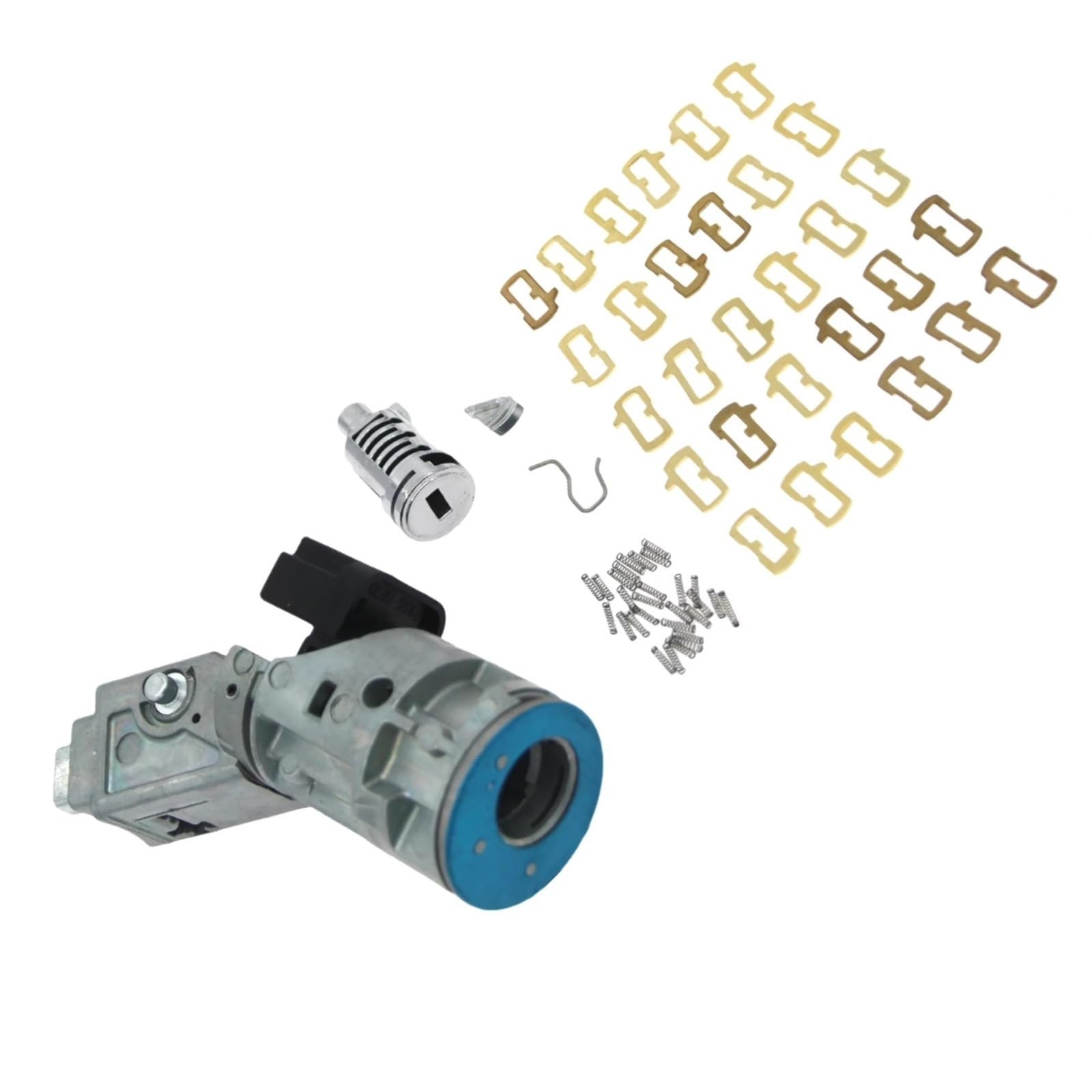 Qaliydfd One Color Ignition Lock Cylinder Compatible With C&Itroen For C-Elysee 2012- For C3 For Picasso 2009-2016 Ignition Starter Lock Repair Switch 4162Pt Al210a 4162Ag
