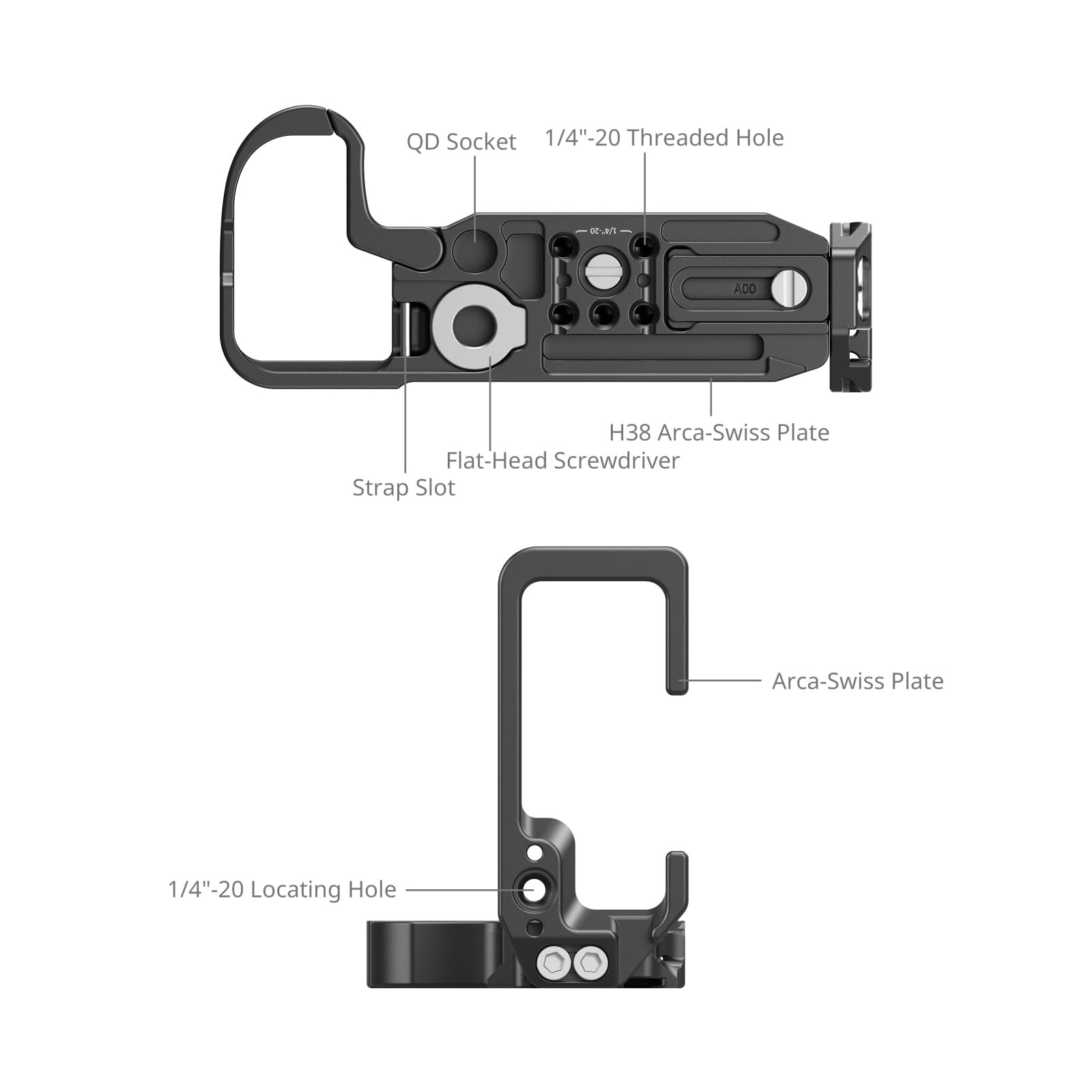 Amazon | SmallRig Z5II 用 Z5/Z6/Z6II/Z7/Z7II 用 L字型