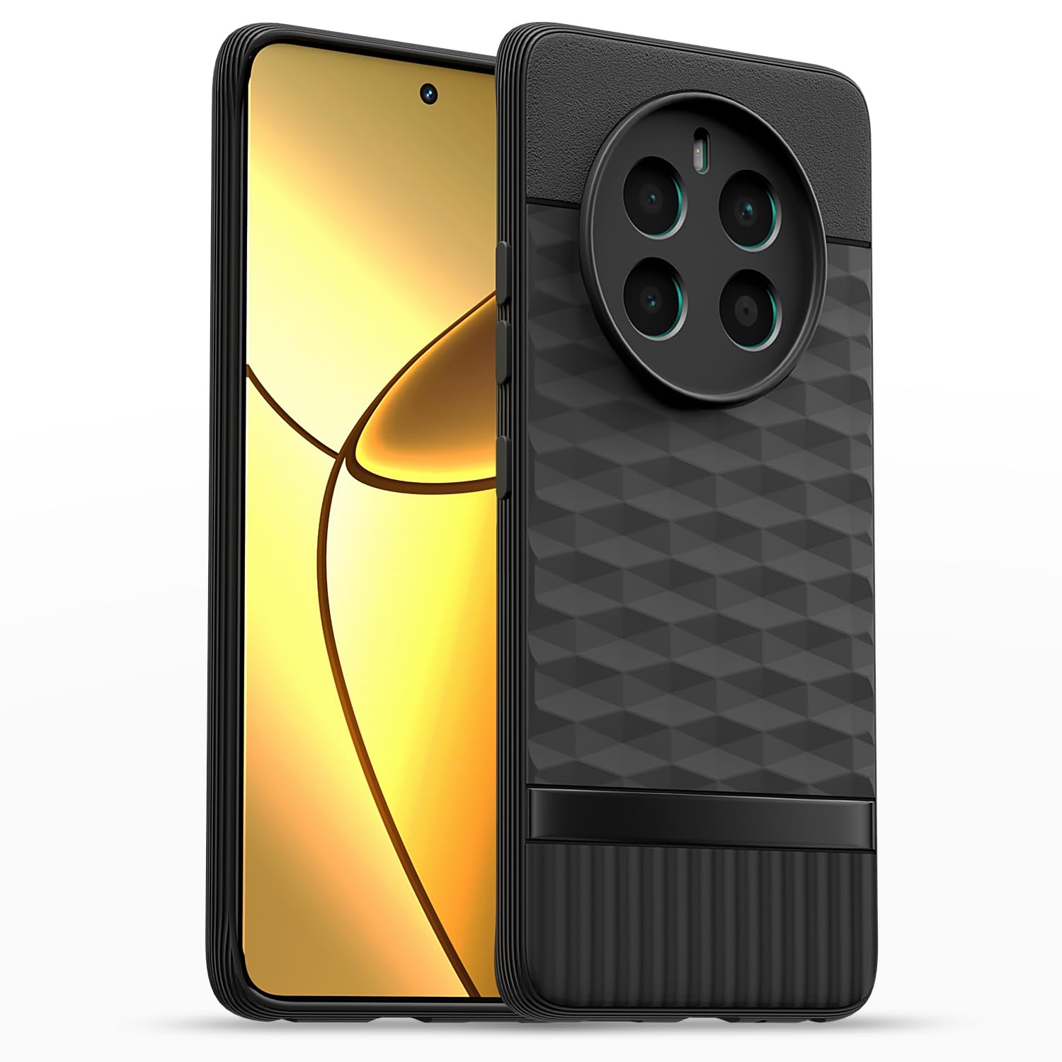 Outlouders Bumper Case for Realme 12 Plus 5G / P1 5G / Narzo 70 5G / 70 Pro 5G | Full Camera Protection | TPU Soft Flexible Shockproof Back Cover (Black) Outlouders Bumper Case for Realme 12 Plus 5G / P1 5G / Narzo 70 5G / 70 Pro 5G | Full Camera Protection | TPU Soft Flexible Shockproof Back Cover (Black)