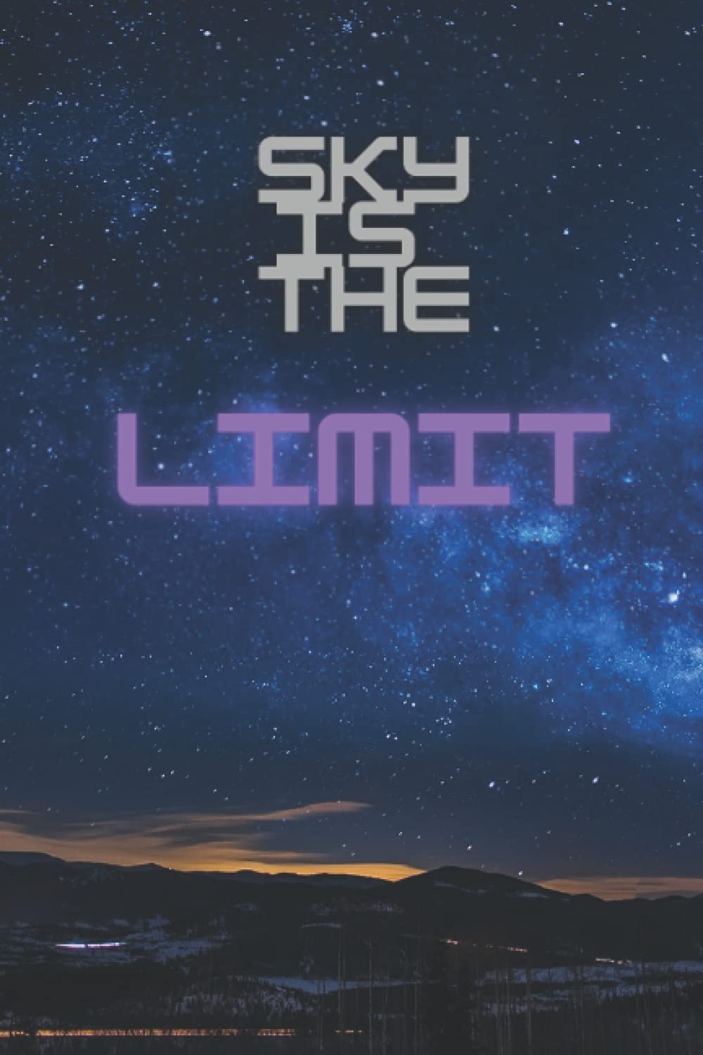 SKY IS THE LIMIT:NOTEBOOK/JOURNAL 1/3: 1/3 notebooks with 110 pages of premium quality paper from series ,,Sky is the limit"