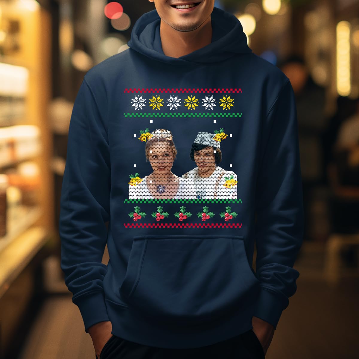 TRE Nocciole per Ceneri - Maglione natalizio Ugly Sweater