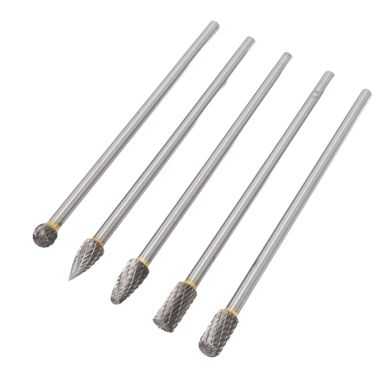 Juego de Fresas de Carburo de Largo, Herramienta de Pulido Versátil de 5 Piezas para Tallado Artesanal y Uso Industrial en Material de Aleación (6 * 10mm)