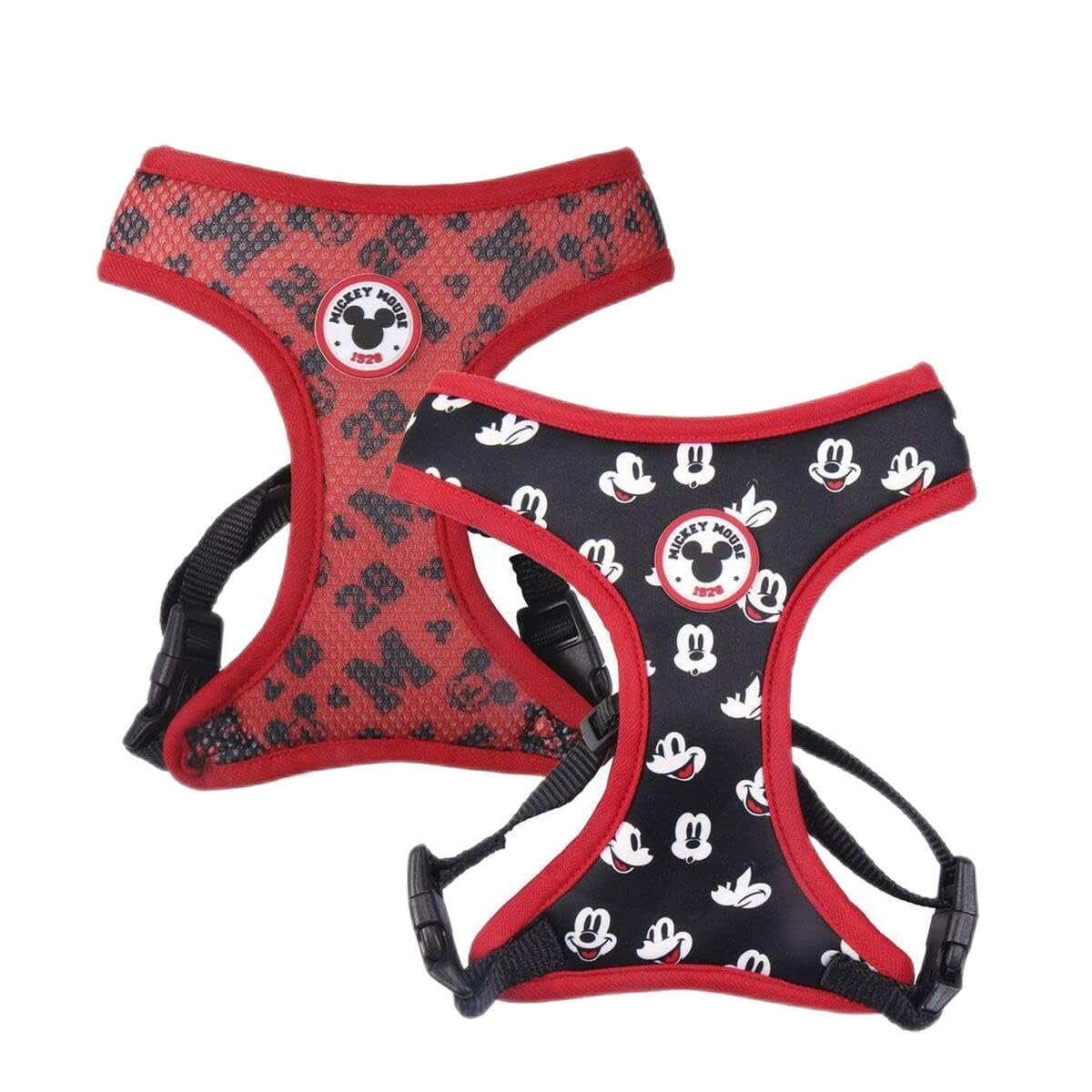 CERDÁ LIFE'S LITTLE MOMENTS - For Fan Pets | Mickey Mouse M-L Dog Harness - Official Disney License