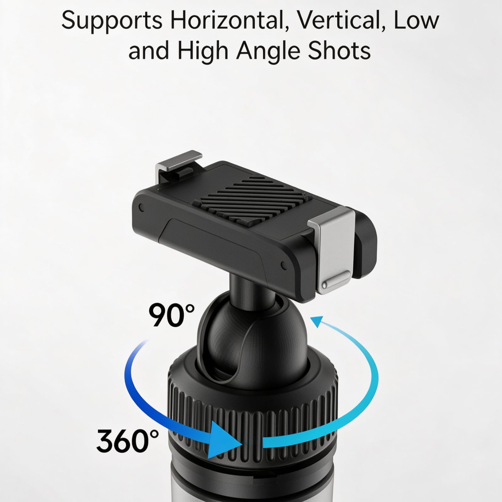 Bastone per selfie Bluetooth 3 in 1 compatibile con DJI Osmo Action 6, supporto remoto wireless estensibile da 77 cm, bastone per selfie con ricezione audio con clip magnetica da bavero, per riprese