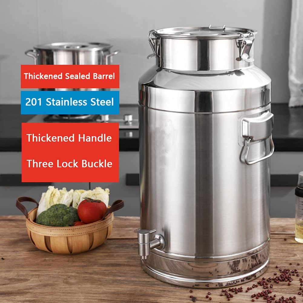 Botte In Acciaio Inox 201, 18 L, Per Il Latte, Per L