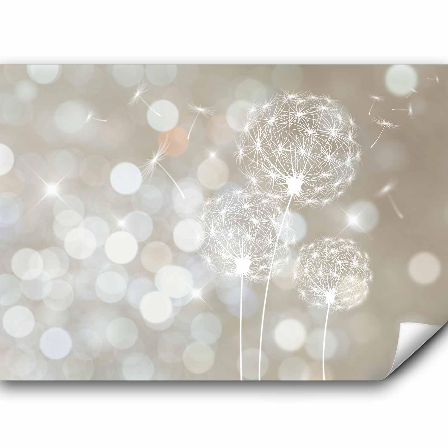 murando - Carta da Parati Moderna Spessa, Dente di Leone, 400x280 cm | Fotomurali in TNT, Spessore Maggiore, Decorazione da Muro XXL, Carte da Parati Moderne, Fiori, Produzione Europea