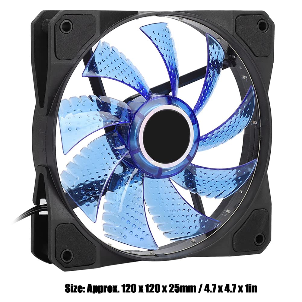 Ausla 6 Heat Pipe Chłodnica CPU, 120mm Cichy Wentylator Czerwony (BLUE)