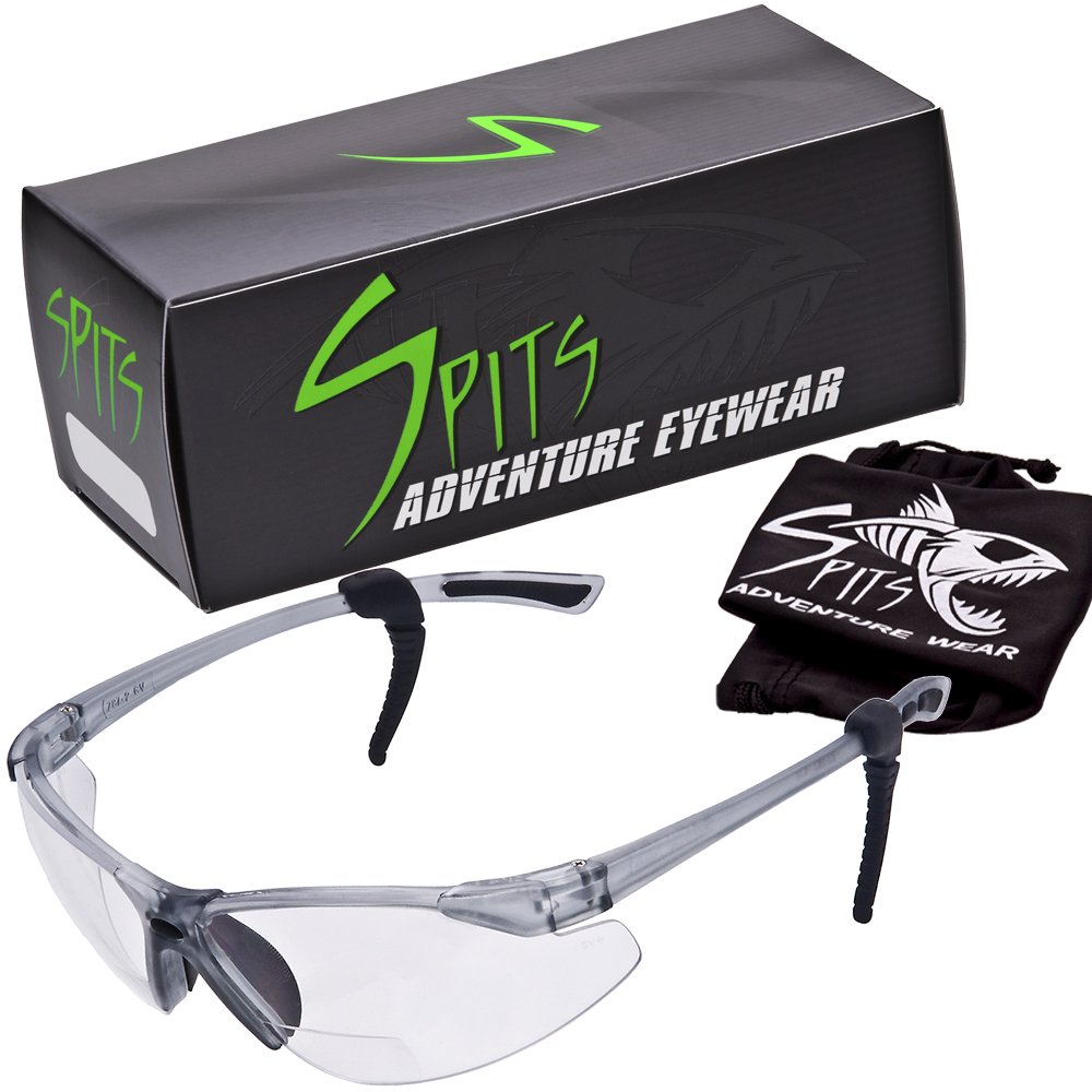 THRESHER Cycling Running Outdoor Bifocal Sunglasses with Lens Color, Removable Soft Rubber Ear Locks