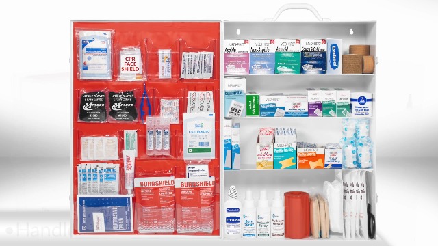 Amazon.com: MFASCO Workplace Metal First Aid Kit - 4 Shelf Wall